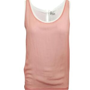 Miu Miu Pink and White Camisole
